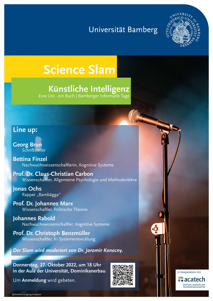 Flyer vom Science Slam 2022