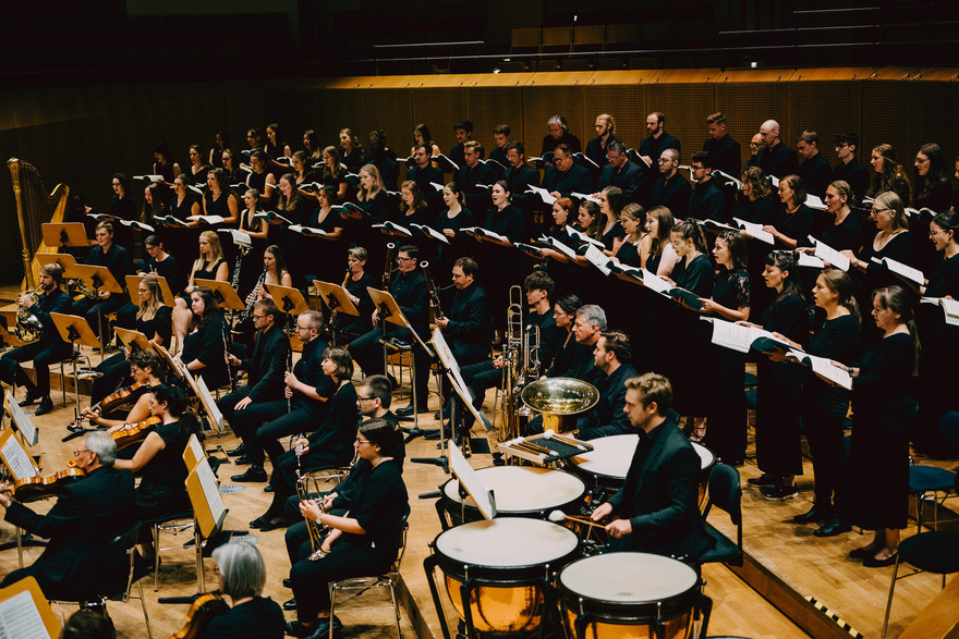 Universitätschor beim Semesterschlusskonzert