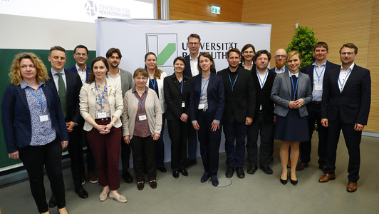 Verleihung Preis für gute Lehre für das Jahr 2022 durch Staatsminister Markus Blume an der Universität Bayreuth